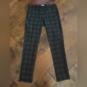 Eliane Rose Black and Grey Plaid Pants Size 4